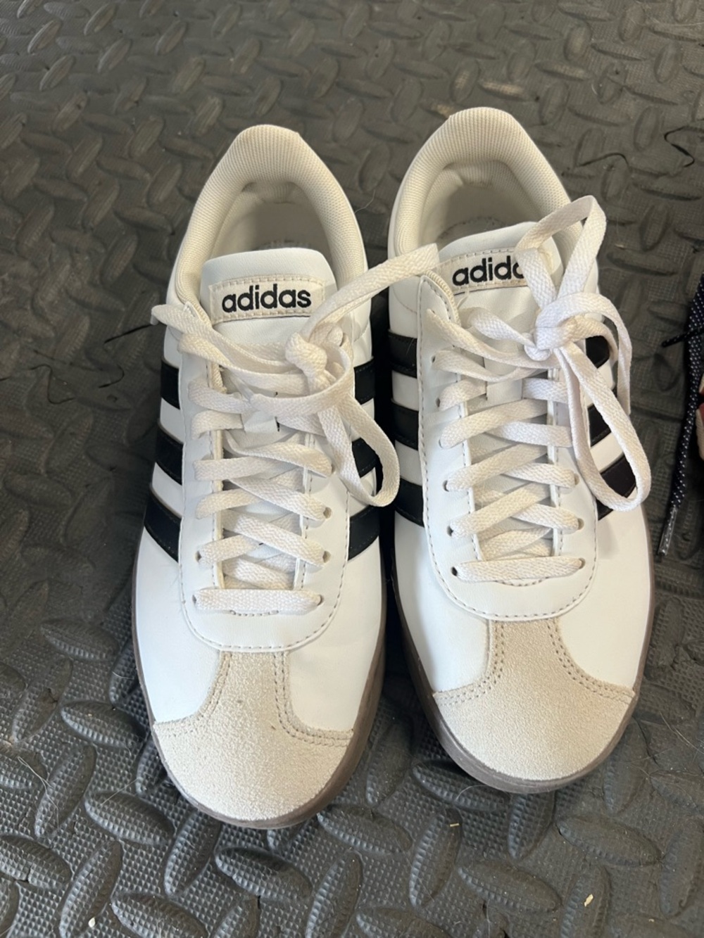 adidas White and Black Classic Sneakers